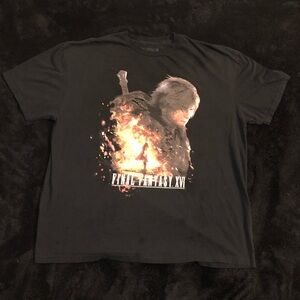 Final Fantasy XVI Black Graphic T-Shirt